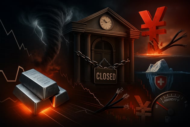 🚨Silver Squeeze Catching Fire, UVXY Volume Erupting, Crypto Capitulating, and a Bank-Holiday Liquidity Trap Sets the Stage for a Black-Monday-Style Shock