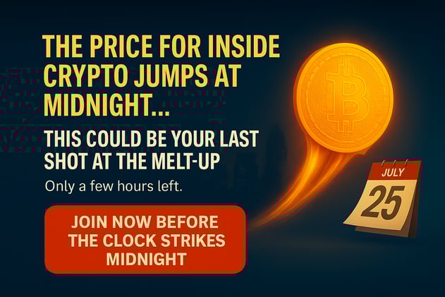 The Third Crypto Melt-Up Has Begun – Every Day You Wait Is Costing You a Fortune