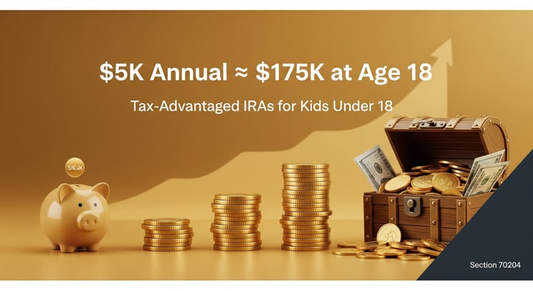 🏦 Trump Accounts: Tax-Advantaged IRAs for Your Kids