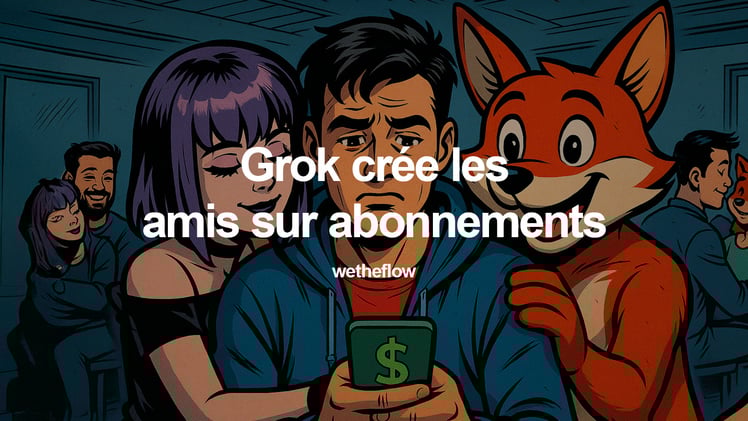 Grok crée des amis sur abonnement