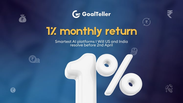 1% monthly return I Smartest AI platforms I Will US and India resolve before 2nd April