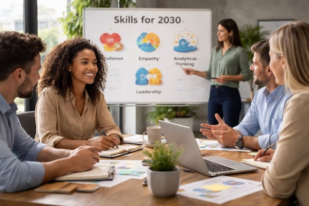 Las competencias clave de 2030 en el trabajo