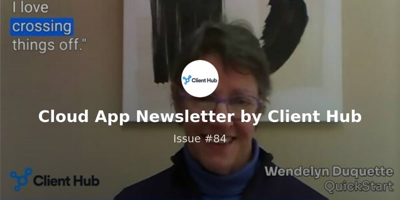 Cloud App Newsletter by Client Hub -- Apr 29, 2022
