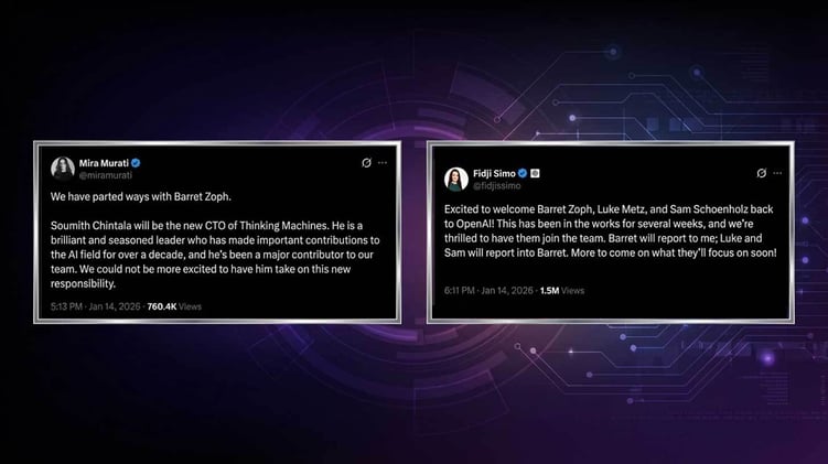 Murati's co-founders return to OpenAI