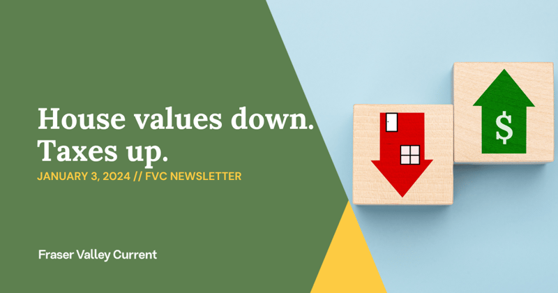 Wednesday - Jan. 3, 2024 - Assessed values down, taxes up