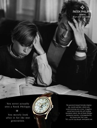 28-DEC-2025 | Patek Philippe’s “You never actually own” Ad
