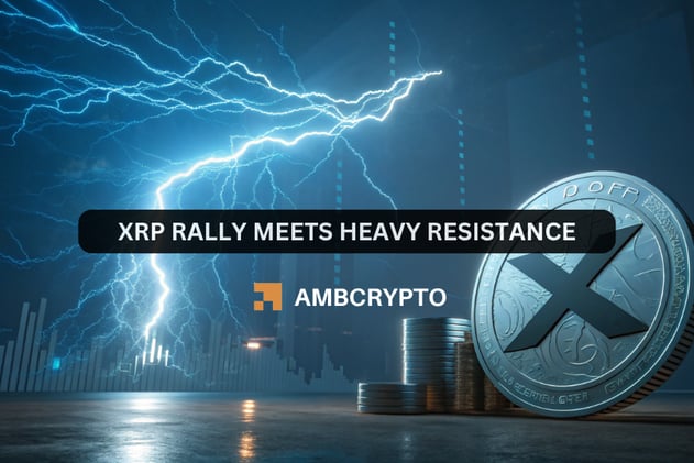 XRP rally meets heavy resistance