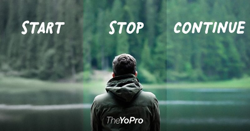 Start, Stop, and Continue 👋