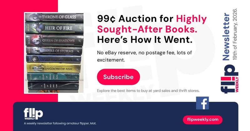 99¢ Auction for Highly Sought-After Books