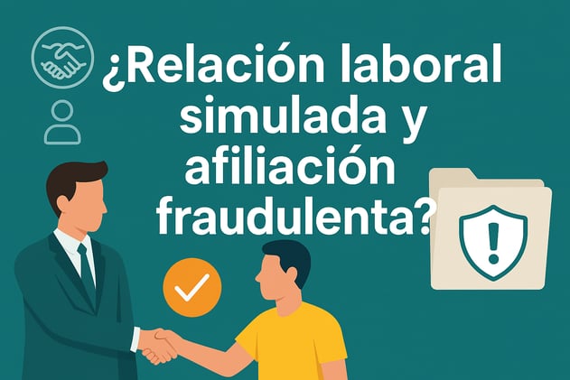 ¿Relación laboral simulada y afiliación fraudulenta? 🤔