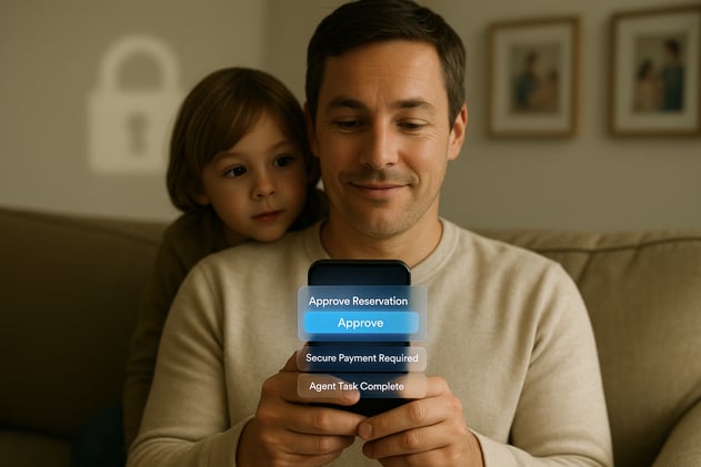 When AI Joins the Family