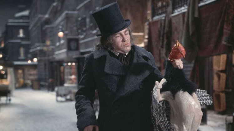 "Fifteen shillings a week, a wife and five children... and he still talks of a Merry Christmas!"