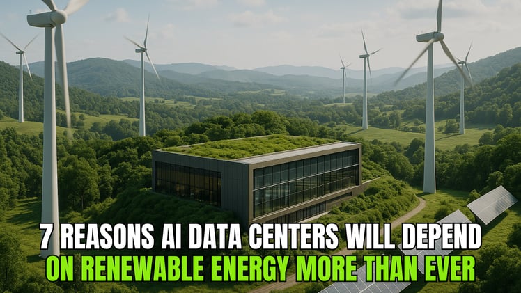 🌱 7 Reasons AI Data Centers Will Depend on Renewable Energy More Than Ever 🤖🔋
