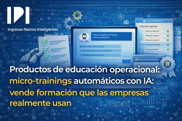 Productos de Educación Operacional: Micro-Trainings Automáticos Con IA