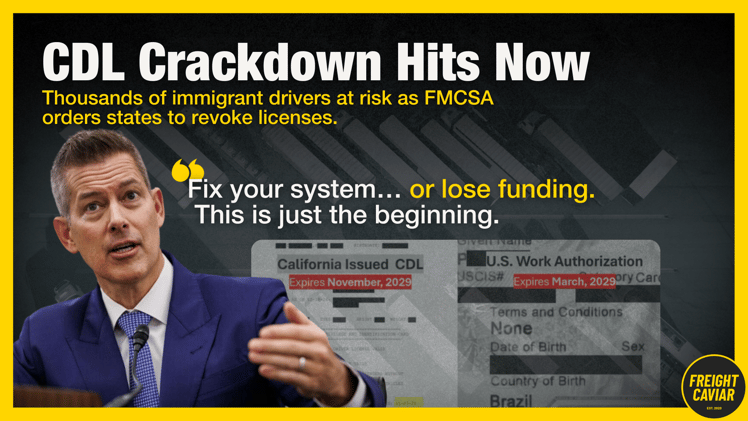 🎣 1000s of CDLs Revoked