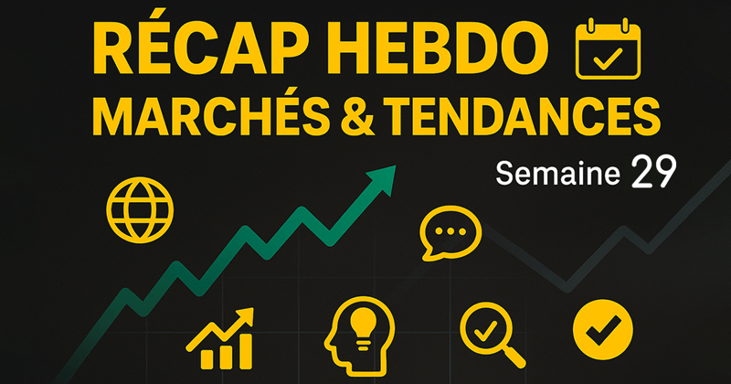 ASML, TSMC, Netflix : Le Marché MONTE... Mais Voici Pourquoi Ça Sent le Piège ! Récap hebdo (14/07 - 18/07)
