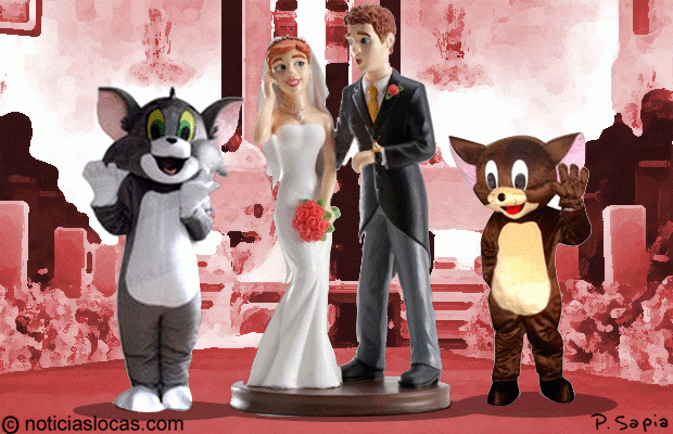 Certificados de matrimonio de Tom y Jerry, la última moda de Japón