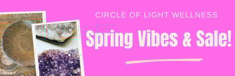 Spring Vibes & Saturday Sale – Plus Reiki Classes Coming Up!
