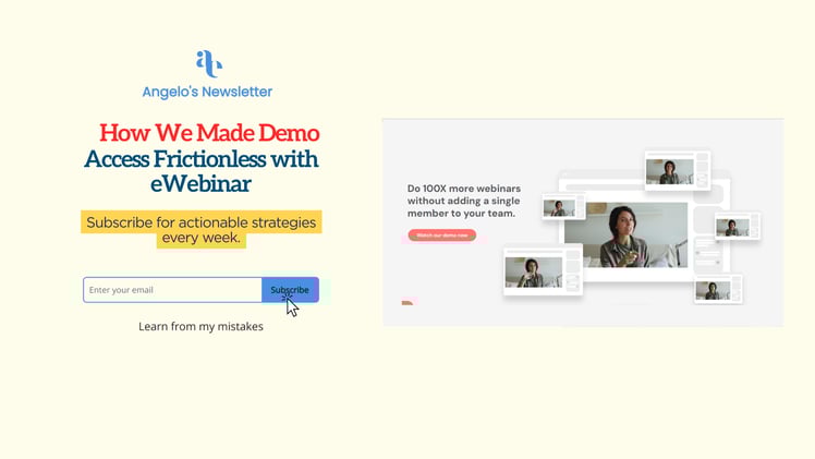 How eWebinar turned our demo chaos into calm momentum