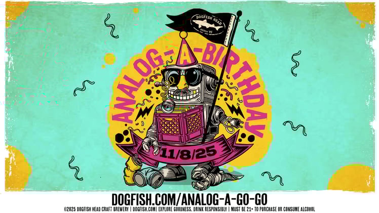 Dogfish Head x Relix present: Pan-Am-Jam-Band ... a coast-to-coast collab for Dogfish Head's Analog-A-Birthday!