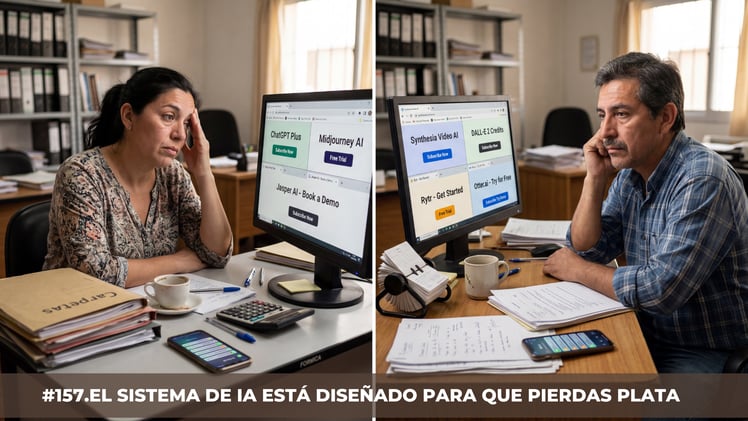 #157.El sistema de IA está diseñado para que pierdas plata.
