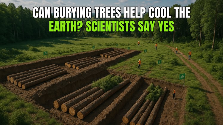 🌱 Can Burying Trees Help Cool the Earth? Scientists Say Yes 🌍🌳