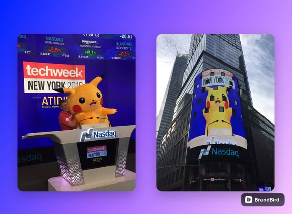 The one where Pikachu takes Wall Street