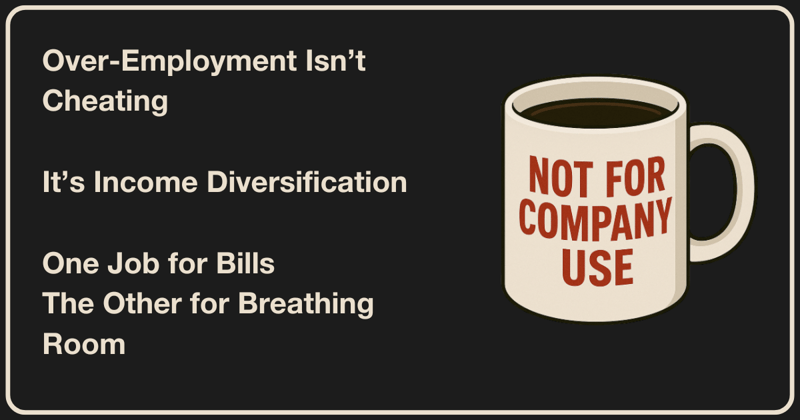 💥Over-Employment Is the New Side Hustle