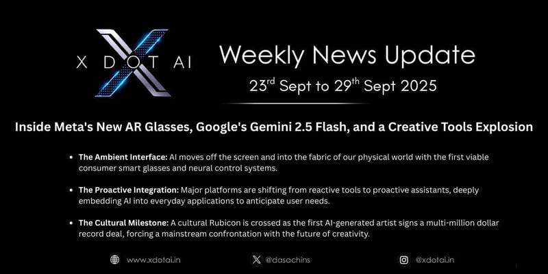 AI Weekly: Inside Meta's New AR Glasses, Google's Gemini 2.5 Flash, and a Creative Tools Explosion