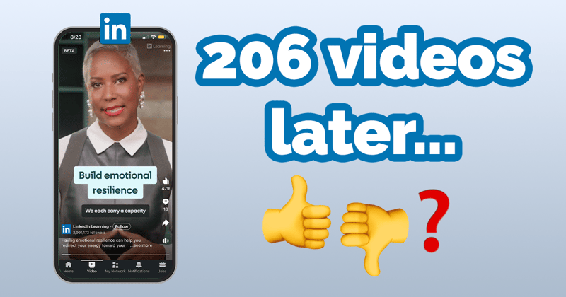 LinkedIn's TikTok-Style Feed: The Good, The Bad...and Nothing's Ugly