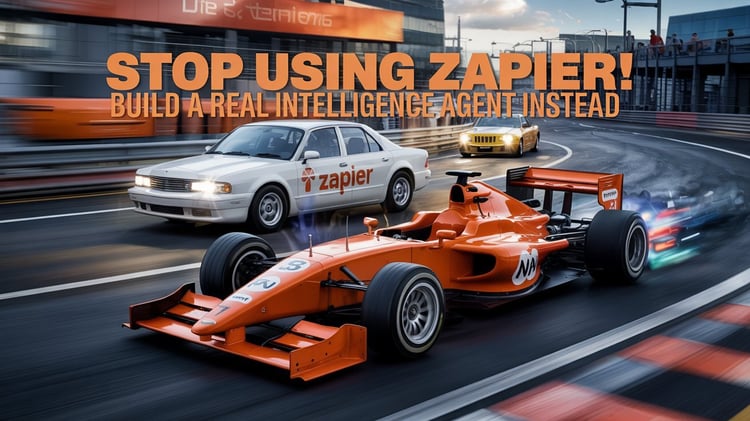 🤖 Stop Using Zapier! Build A REAL Intelligence Agent Instead