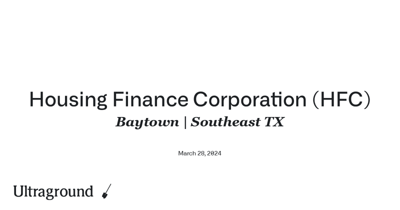Baytown | 210-Unit Acq/Rehab HFC