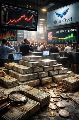 Bond Vol (MOVE) +28.23%, Blue Owl Freezes Retail Redemptions, UK 10Y Yield ~5% (GFC Levels), Market Now Pricing ZERO Rate Cuts In 2026, CME Absorbs 114 of 138 Silver Notices Amid Physical Supply Constraints