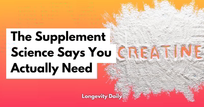 Creatine After 40: The Supplement Science Says You Actually Need
