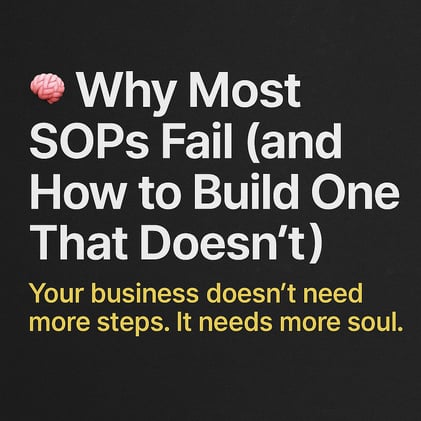 Why Most SOPs Fail (and How to Build One That Doesn’t)