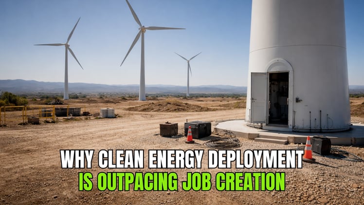 π± Why Clean Energy Deployment Is Outpacing Job Creation ππ·