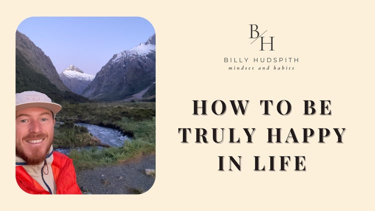 How to be truly happy in life