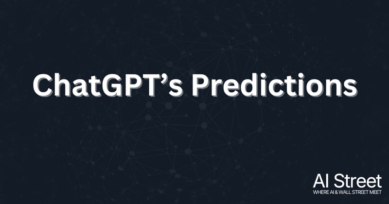 ChatGPT Outpredicts Wall Street