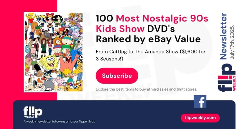 100 Most Nostalgic 90s Kids Show DVD's Ranked by eBay Value
