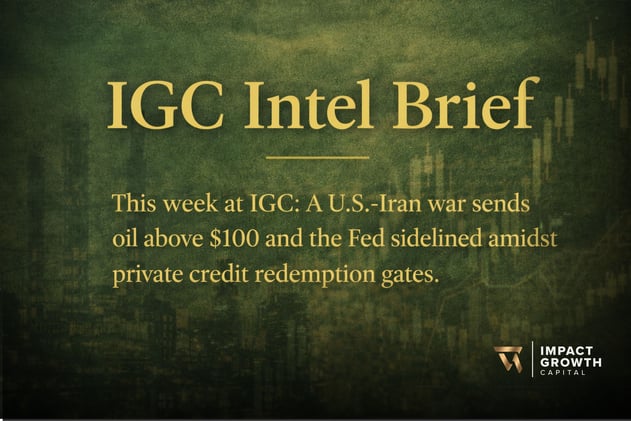 Impact Growth Capital Newsletter 