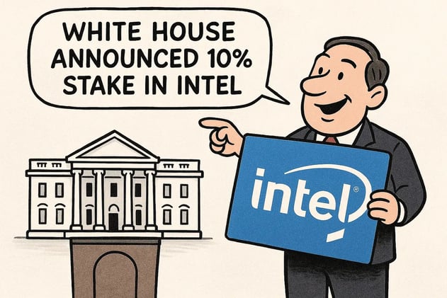 白宮宣布持有英特爾 10% 的股份 