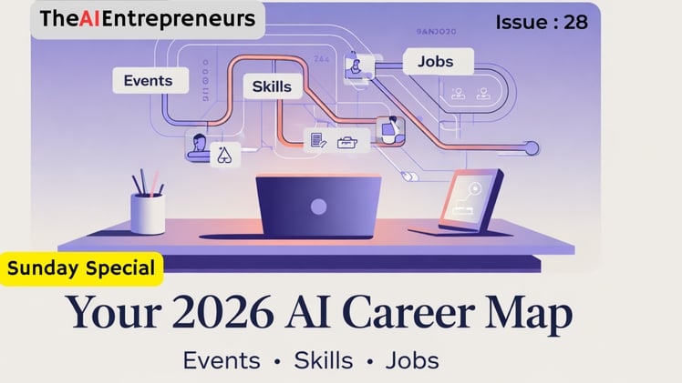 🗺️ Your 2026 AI Career Map (Events, Skills, Jobs)