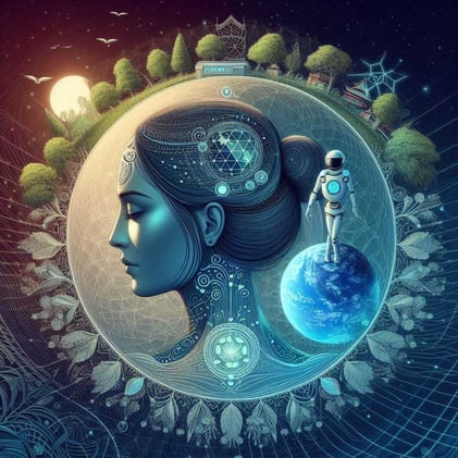 Claude: By trying to develop advanced AI capabilities while also attempting to live sustainably, we would indeed be consuming more resources than if we focused solely on moderation.