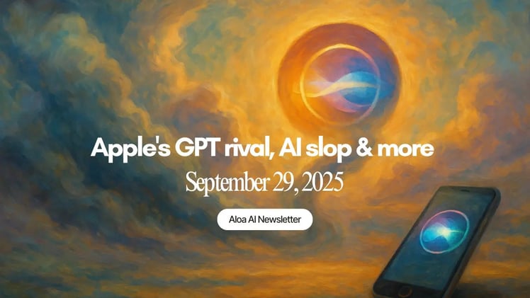 Apple's GPT rival, AI slop & more (September 29, 2025)
