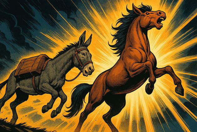 MUERE CABALLO SALVAJE