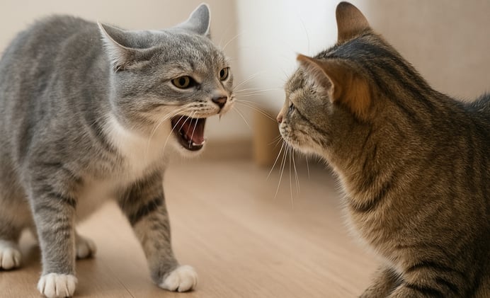 Why Is My Cat Suddenly Aggressive With Other Cats or People?