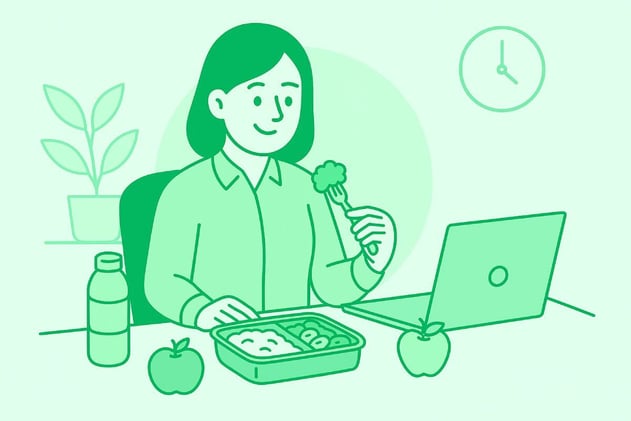 ¿Comes bien en el trabajo? Alimentos para mantener energía y salud durante tu jornada