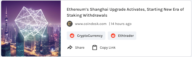 Ethereum Shanghai upgrade is live, FTX recovers most of funds