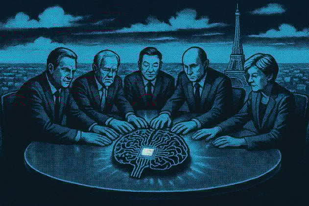 World leaders meet in Paris for high-stakes AI talks
