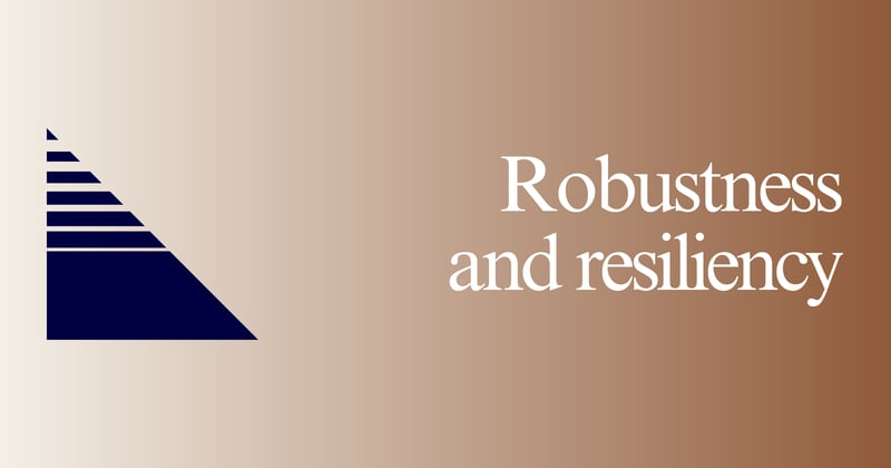 Robustness and resiliency